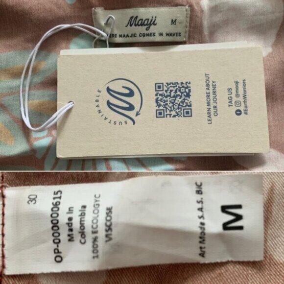 NWT Maaji Garden Engraving Adelina Boho Maxi Dress - Picture 14 of 15